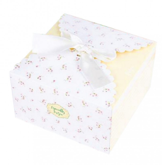 กล่องของขวัญ สีเหลืองพาสเทล